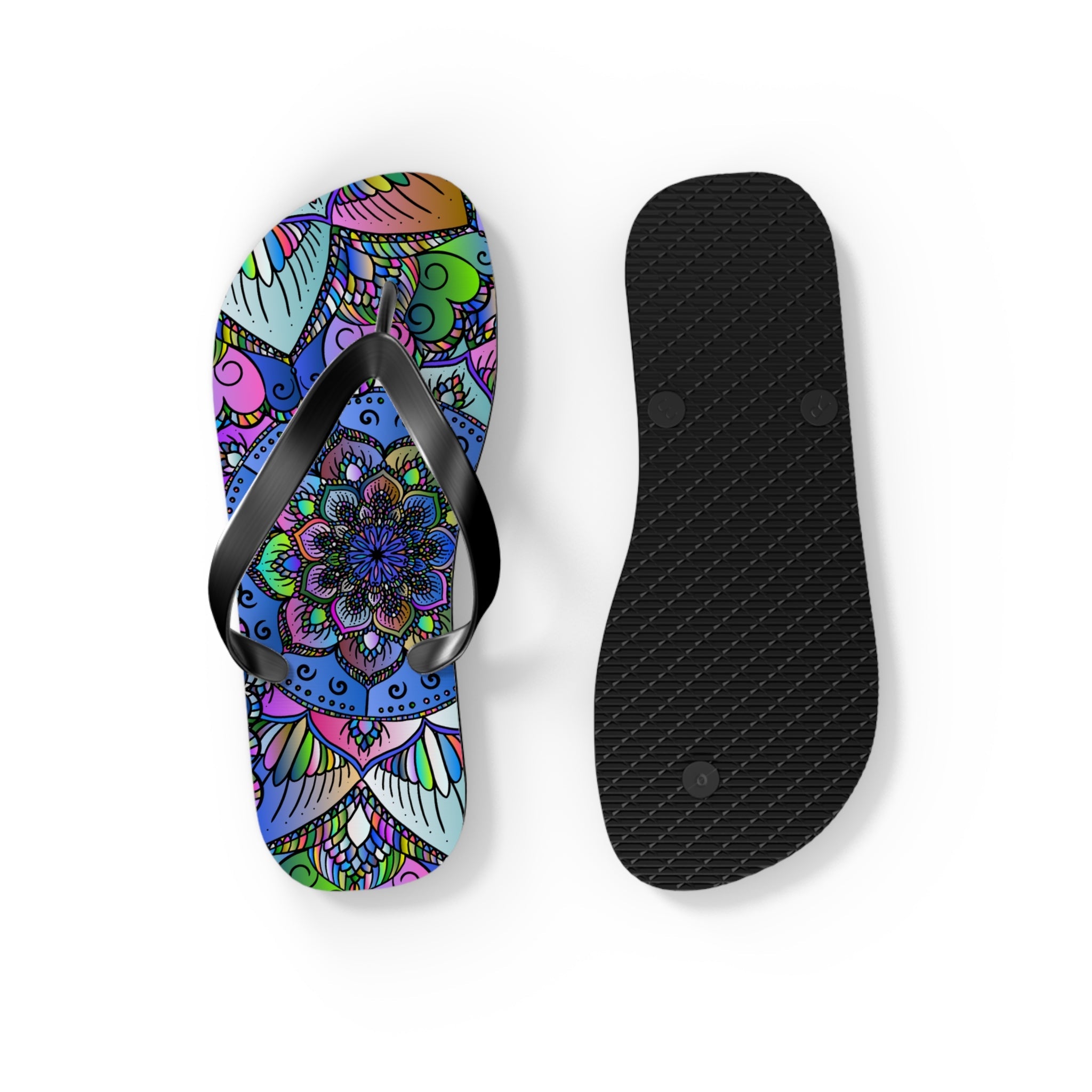 Bohemian Mandala Flip Flops - Colorful & Unique Shoes - Blululi