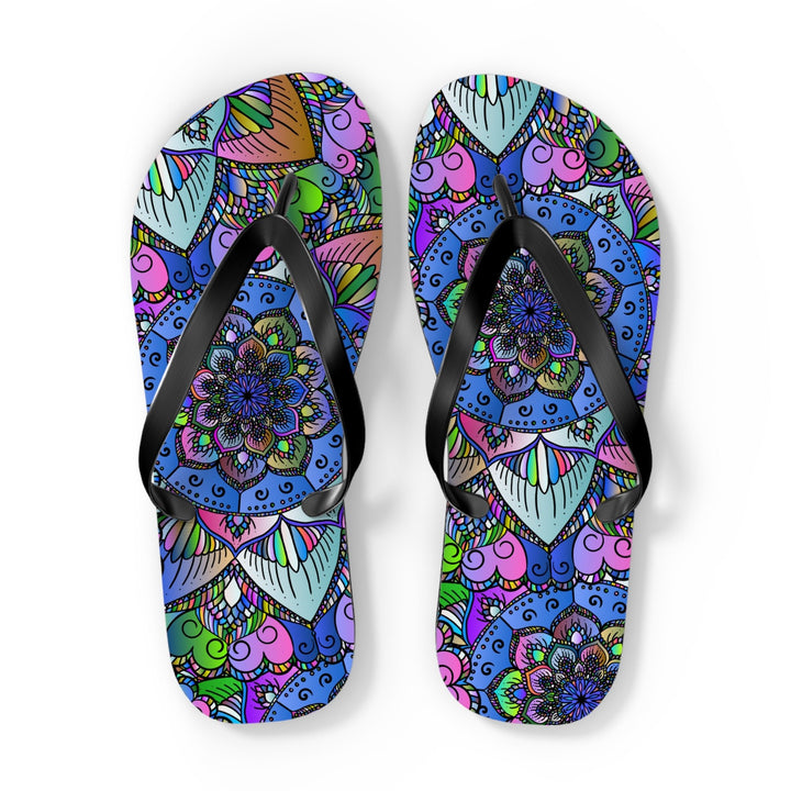 Bohemian Mandala Flip Flops - Colorful & Unique Shoes - Blululi