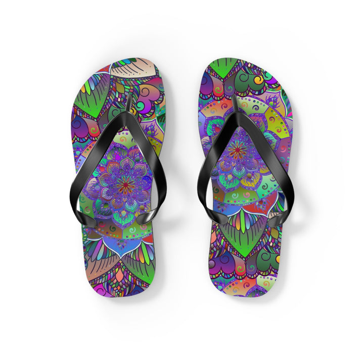 Bohemian Mandala Flip Flops - Colorful & Unique Shoes - Blululi