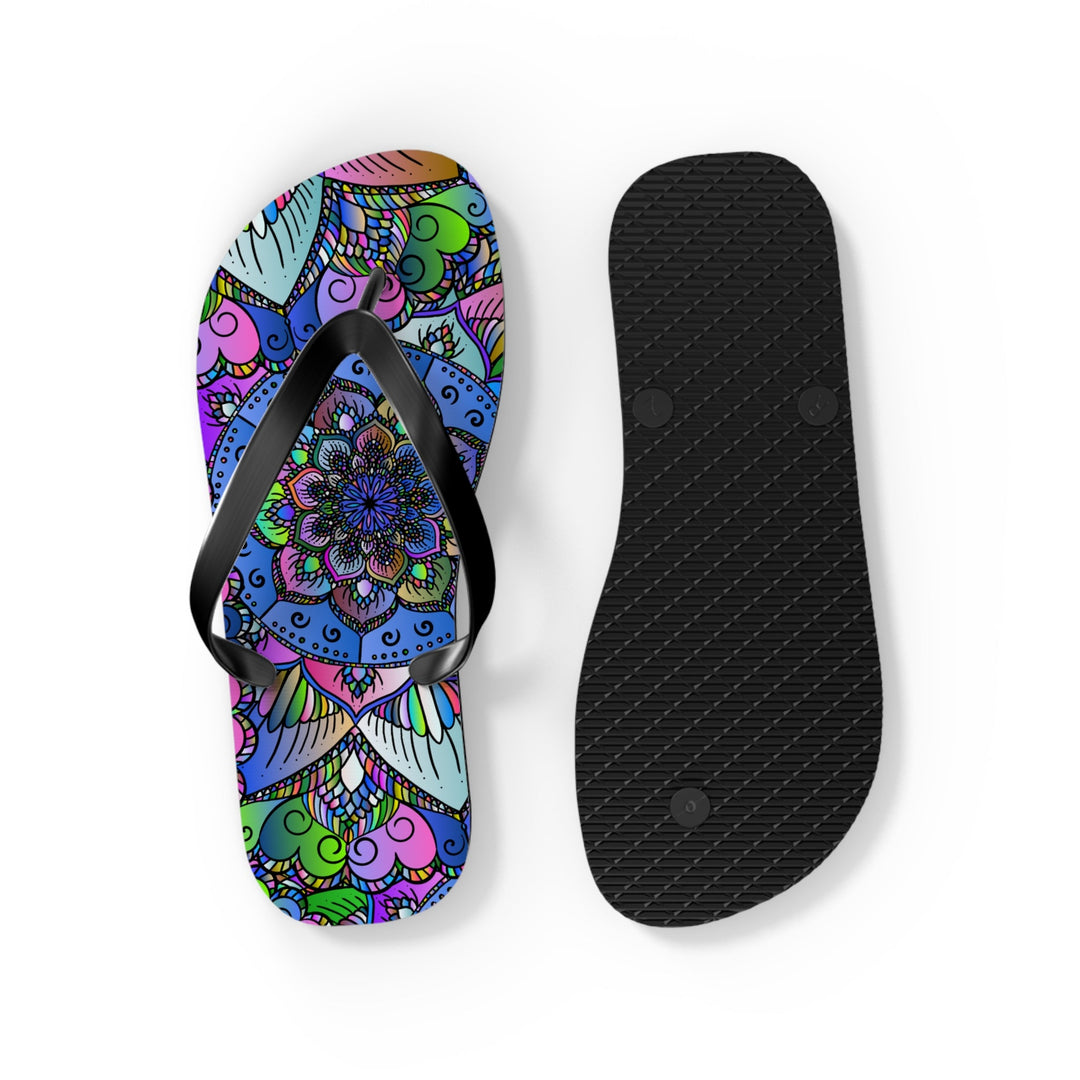 Bohemian Mandala Flip Flops - Colorful & Unique Shoes - Blululi