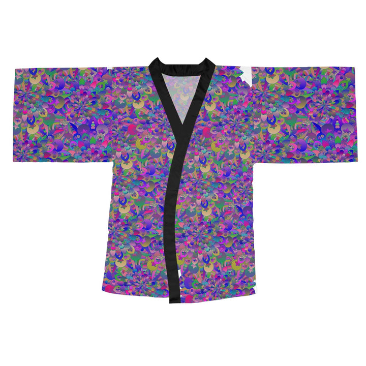 Bohemian Mandala Kimono Robe - Colorful Art All Over Prints - Blululi