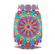 Bohemian Mandala Pencil Skirt - Light Purple & Azure All Over Prints - Blululi