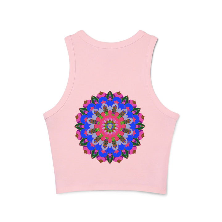 Bohemian Mandala Racerback Tank Top Tank Top - Blululi