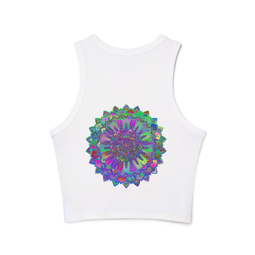 Bohemian Mandala Racerback Tank Top Tank Top - Blululi