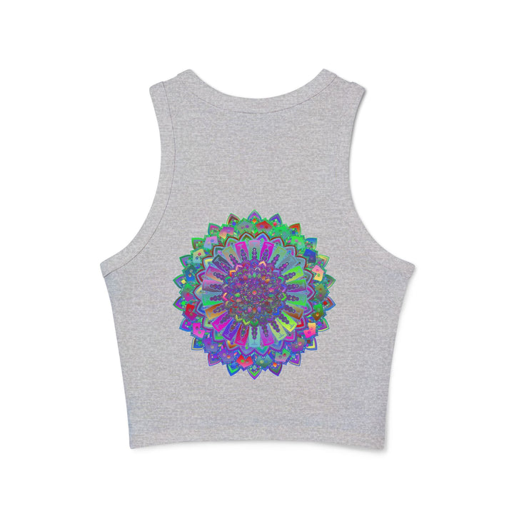 Bohemian Mandala Racerback Tank Top Tank Top - Blululi