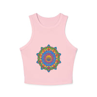 Bohemian Mandala Racerback Tank Top Tank Top - Blululi