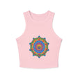 Bohemian Mandala Racerback Tank Top Tank Top - Blululi
