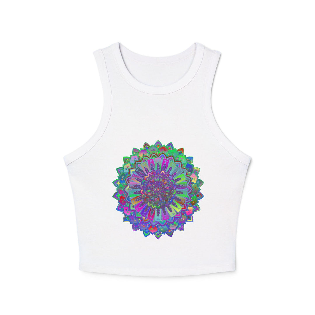 Bohemian Mandala Racerback Tank Top Tank Top - Blululi