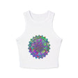 Bohemian Mandala Racerback Tank Top Tank Top - Blululi