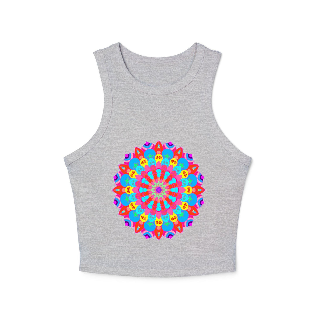 Bohemian Mandala Racerback Tank Top Tank Top - Blululi