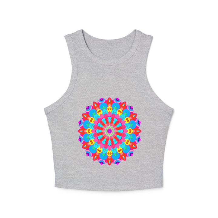 Bohemian Mandala Racerback Tank Top Tank Top - Blululi