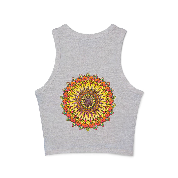 Bohemian Mandala Racerback Tank Top Tank Top - Blululi