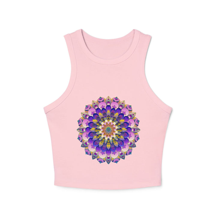 Bohemian Mandala Racerback Tank Top Tank Top - Blululi