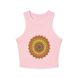 Bohemian Mandala Racerback Tank Top Tank Top - Blululi