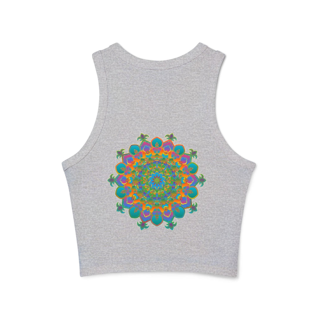 Bohemian Mandala Racerback Tank Top Tank Top - Blululi