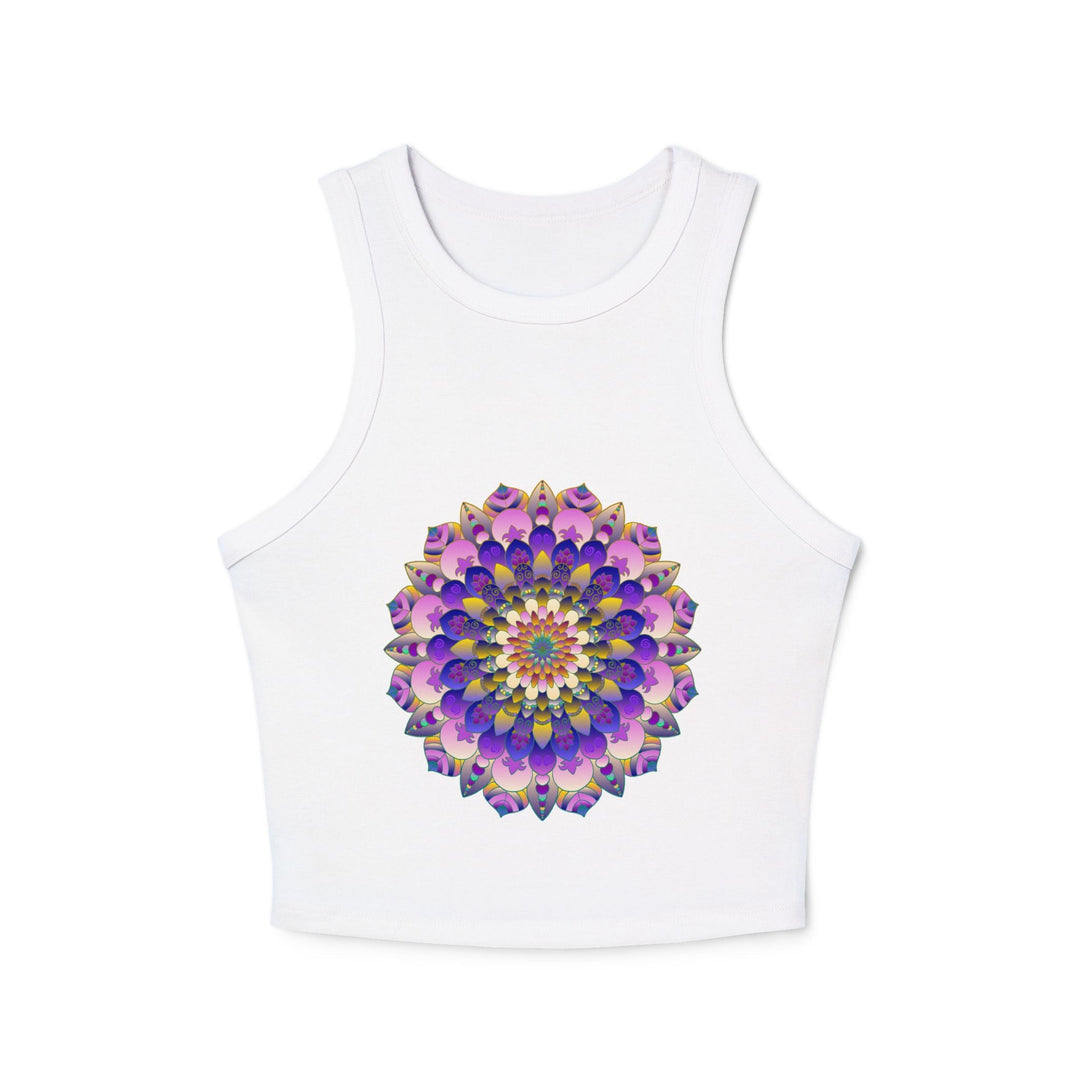 Bohemian Mandala Racerback Tank Top Tank Top - Blululi