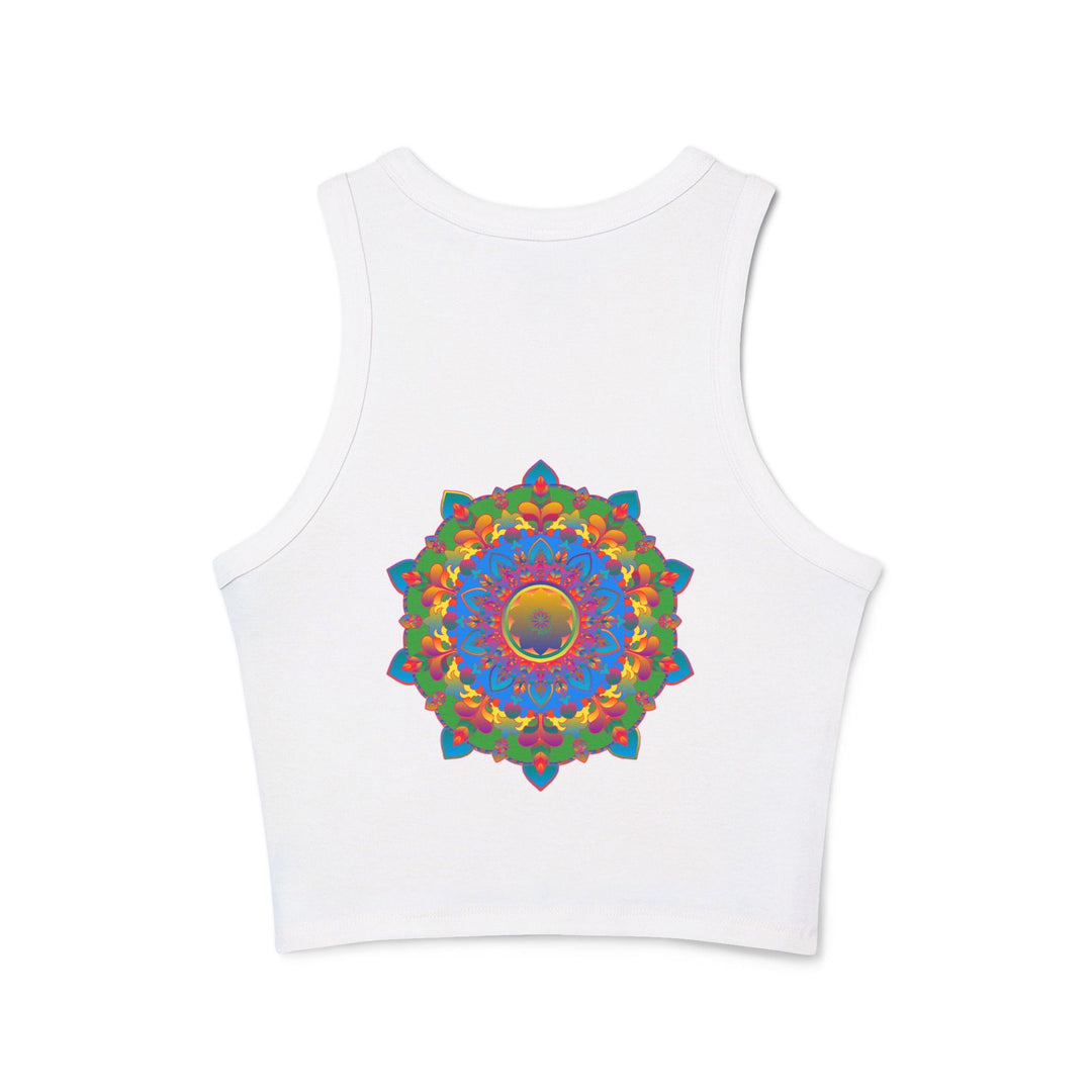 Bohemian Mandala Racerback Tank Top Tank Top - Blululi