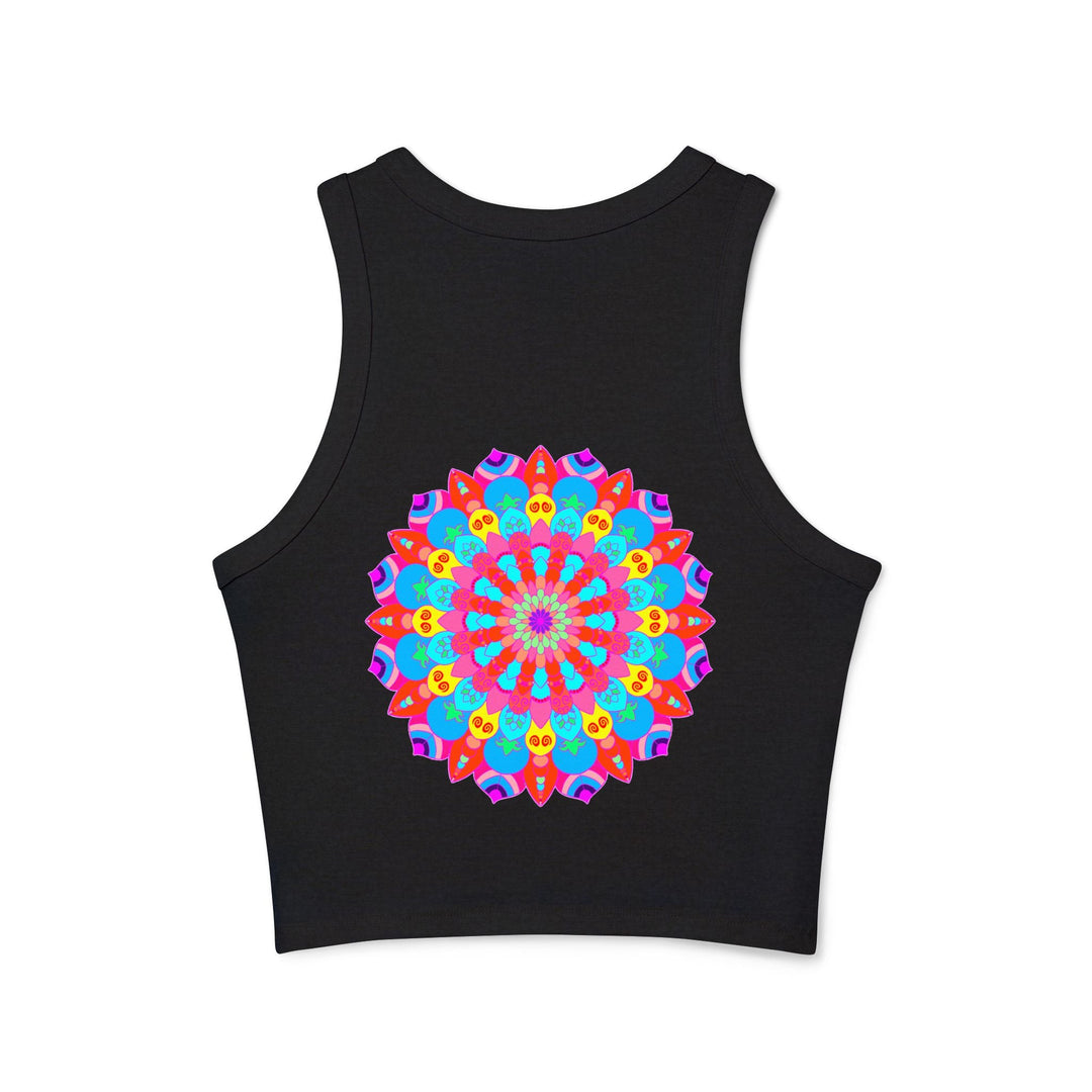 Bohemian Mandala Racerback Tank Top Tank Top - Blululi