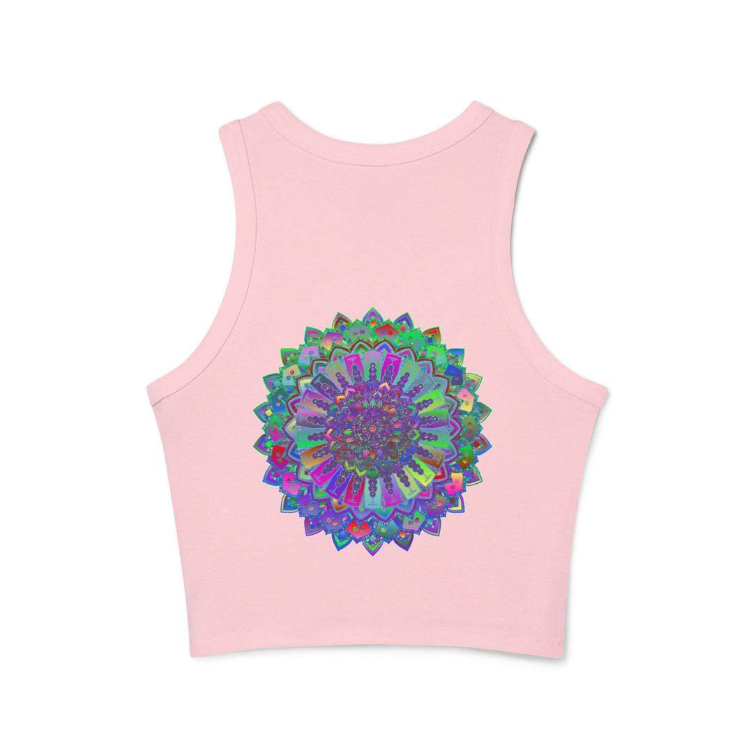 Bohemian Mandala Racerback Tank Top Tank Top - Blululi