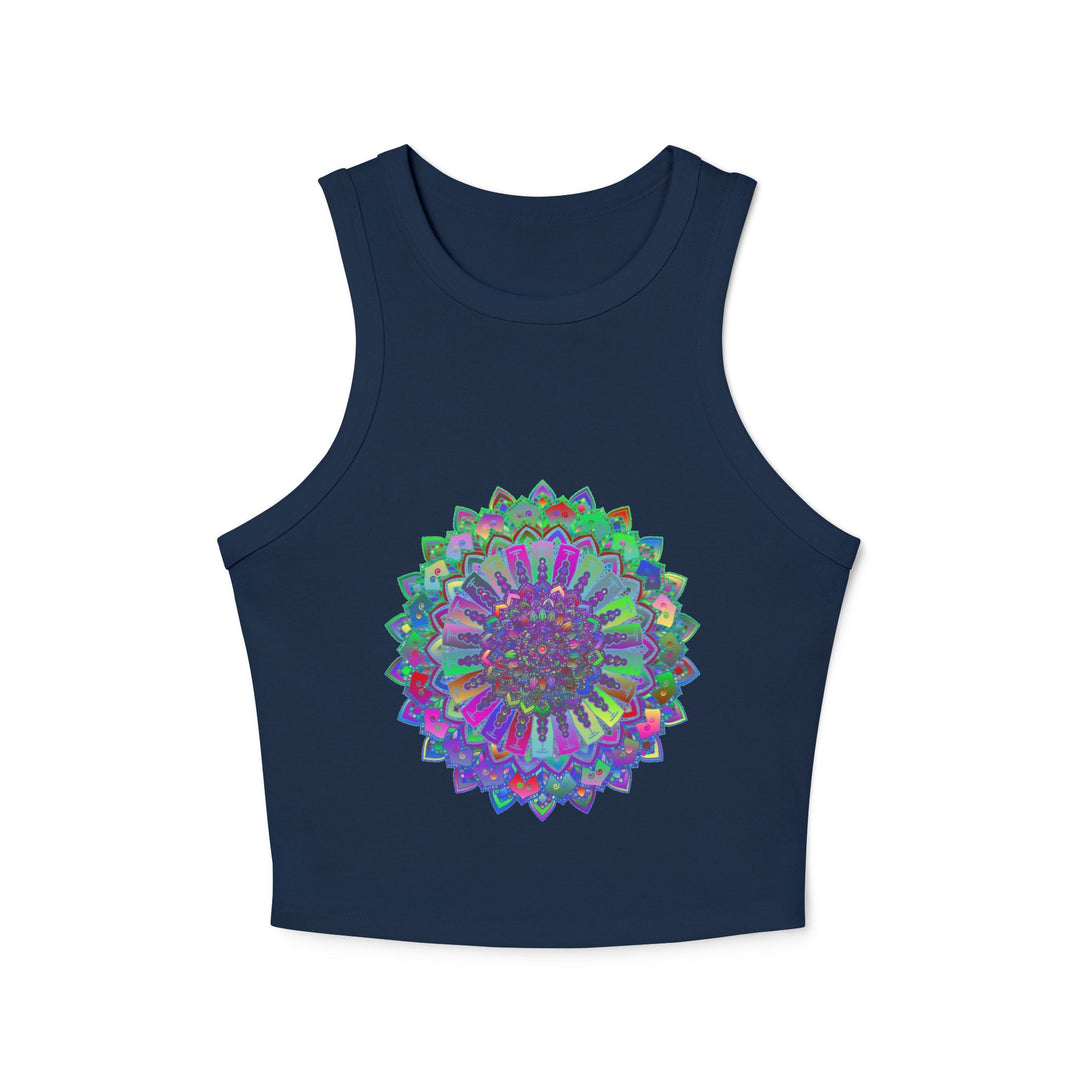 Bohemian Mandala Racerback Tank Top Tank Top - Blululi