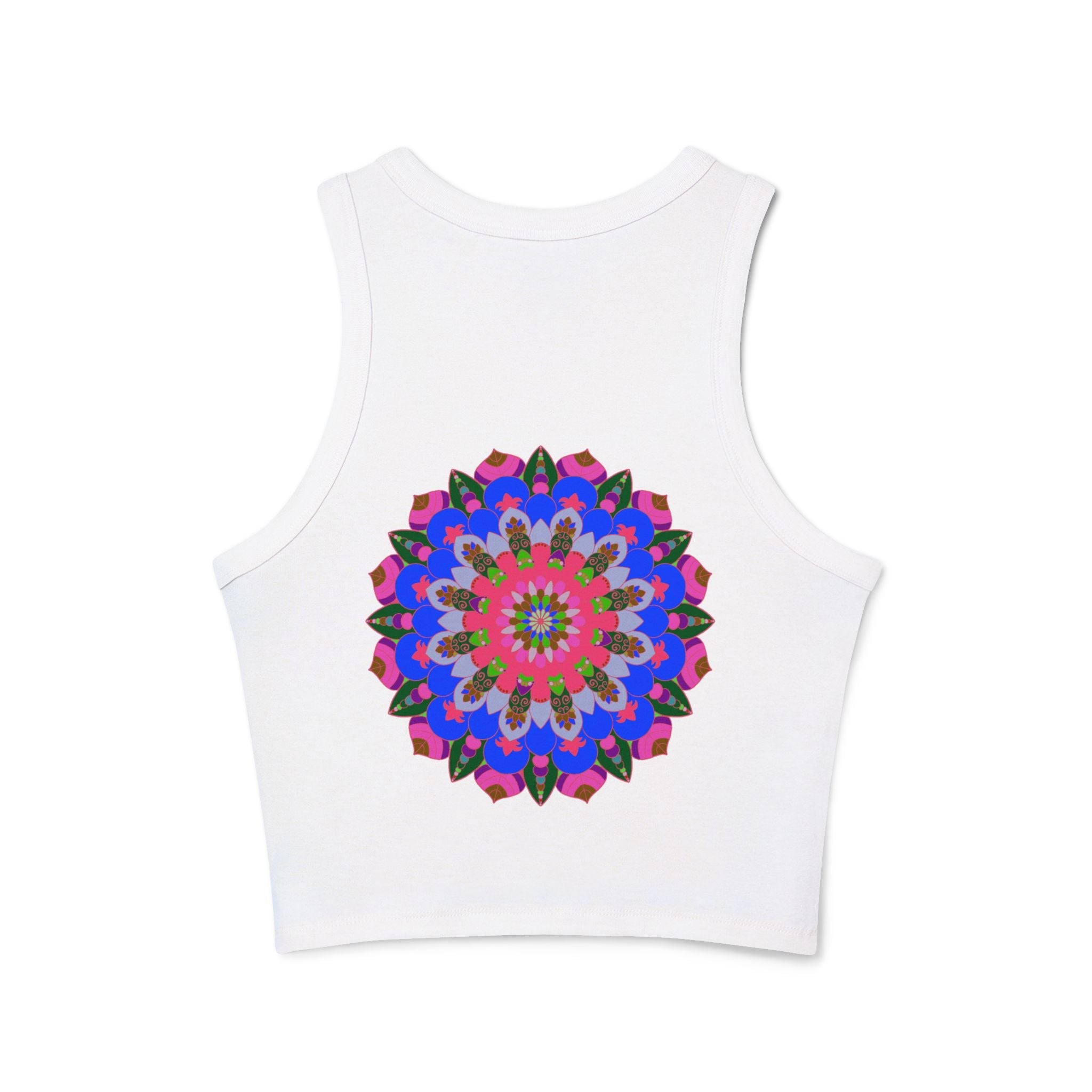 Bohemian Mandala Racerback Tank Top Tank Top - Blululi