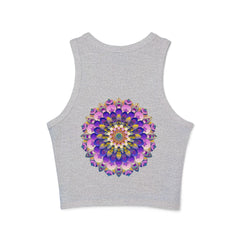 Bohemian Mandala Racerback Tank Top Tank Top - Blululi