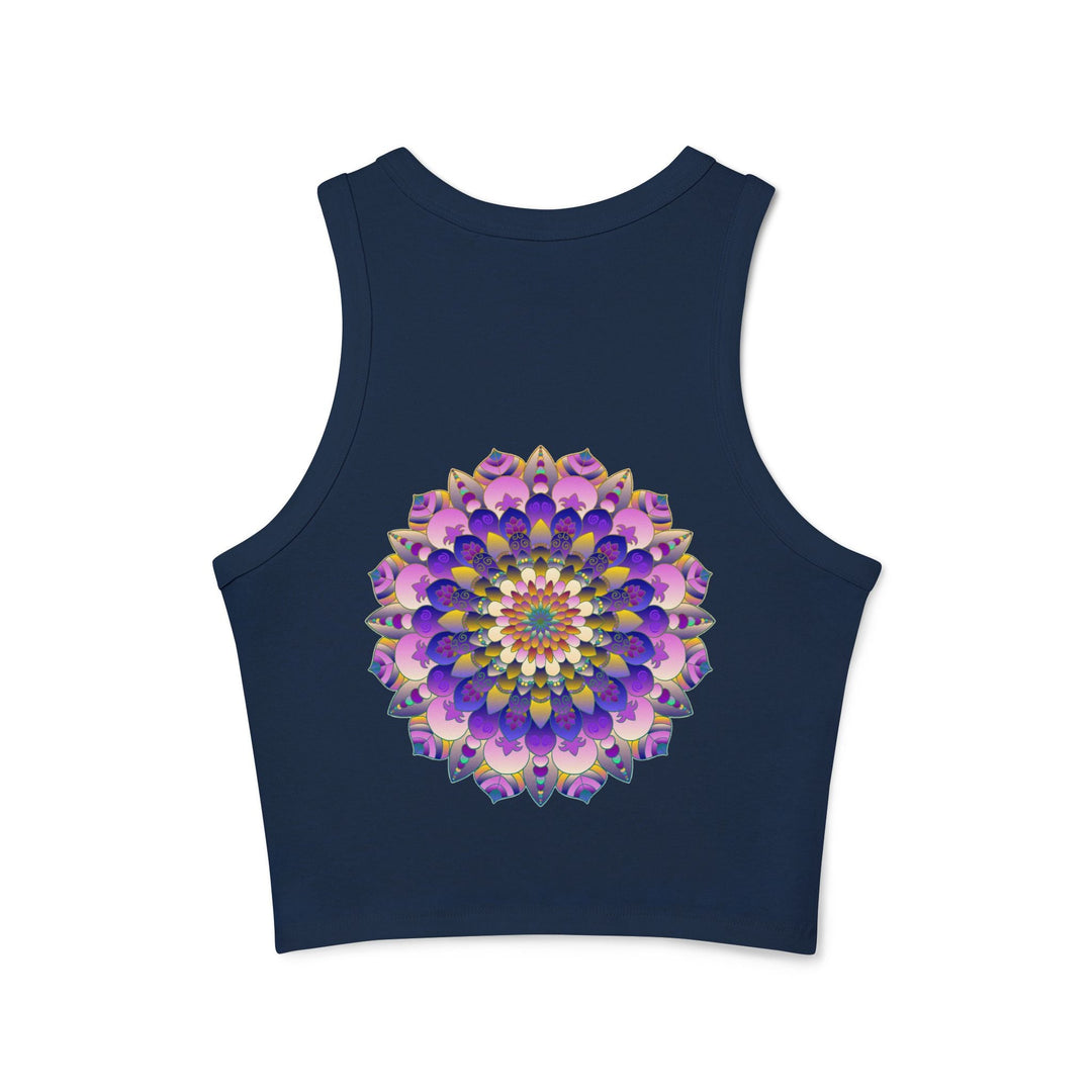 Bohemian Mandala Racerback Tank Top Tank Top - Blululi