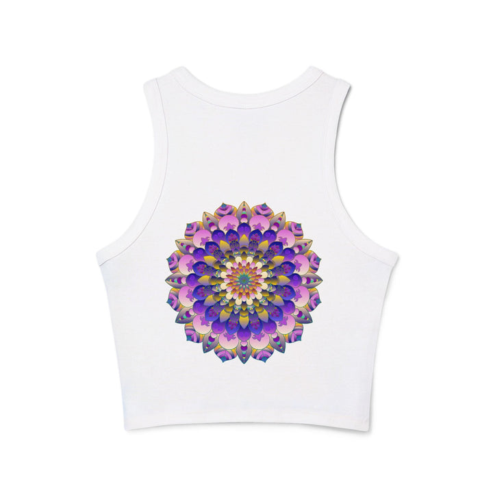 Bohemian Mandala Racerback Tank Top Tank Top - Blululi