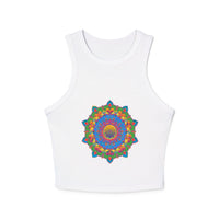 Bohemian Mandala Racerback Tank Top Tank Top - Blululi