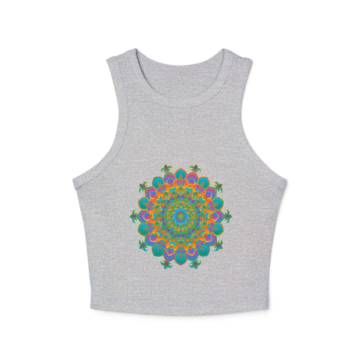 Bohemian Mandala Racerback Tank Top Tank Top - Blululi