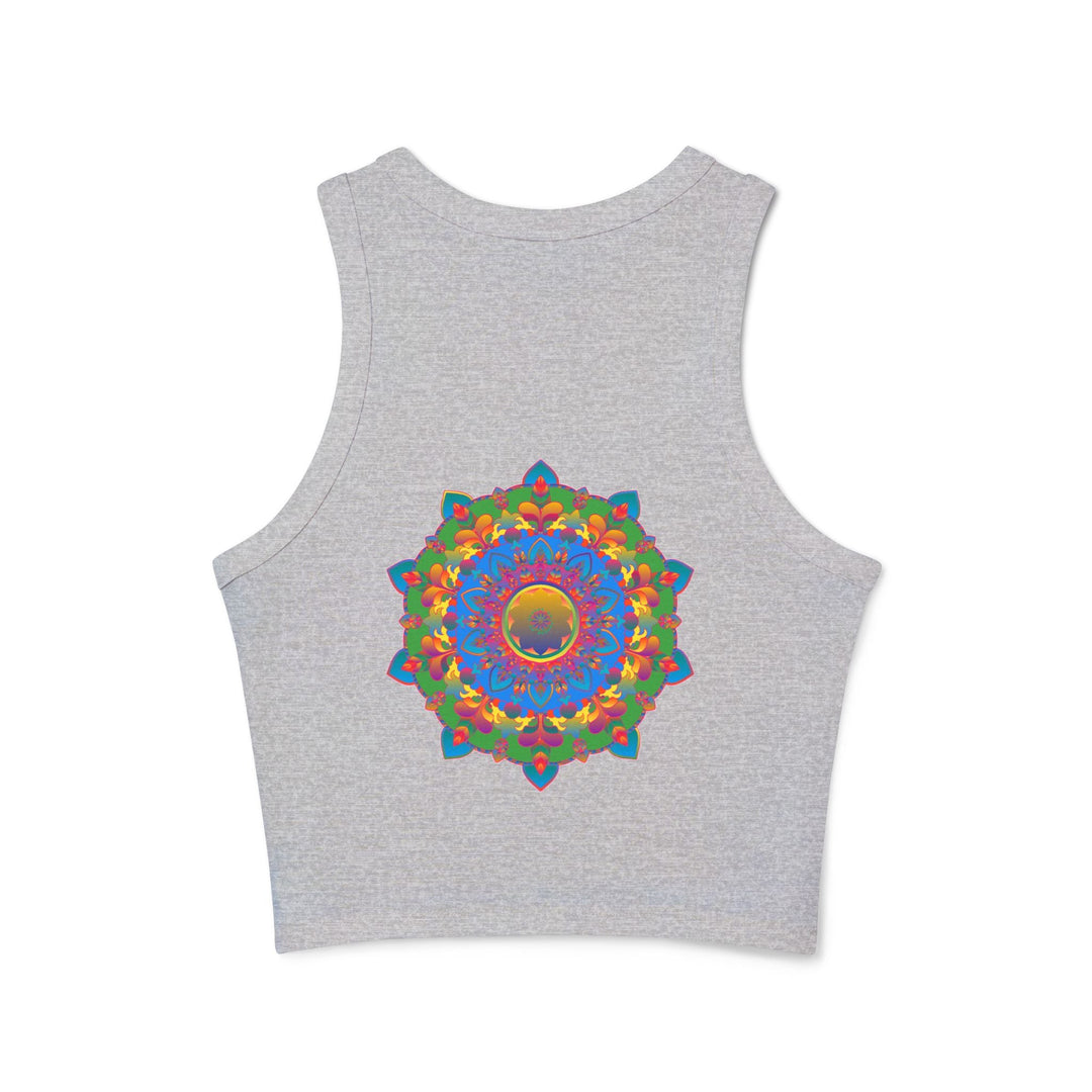 Bohemian Mandala Racerback Tank Top Tank Top - Blululi