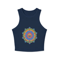Bohemian Mandala Racerback Tank Top Tank Top - Blululi