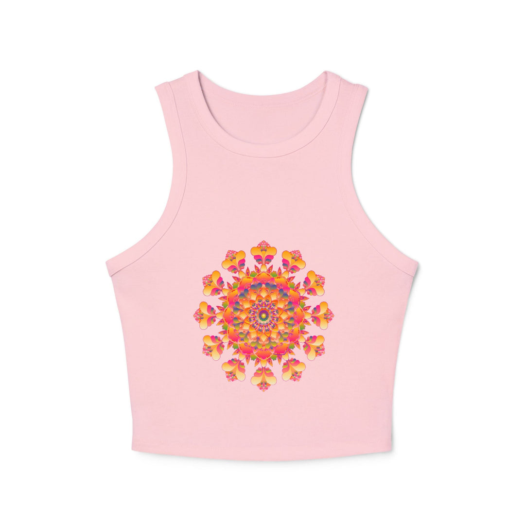 Bohemian Mandala Racerback Tank Top Tank Top - Blululi