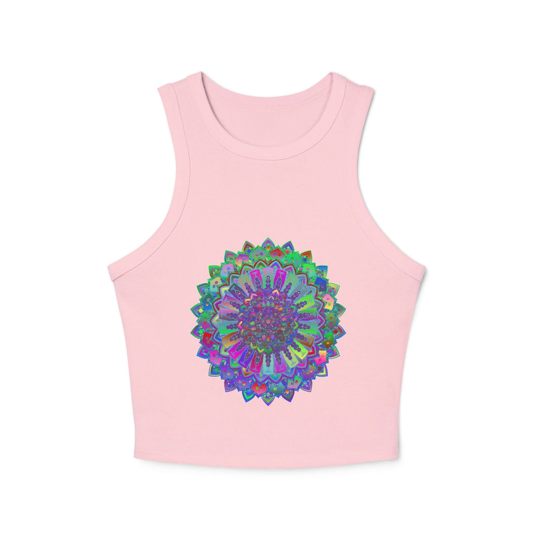 Bohemian Mandala Racerback Tank Top Tank Top - Blululi