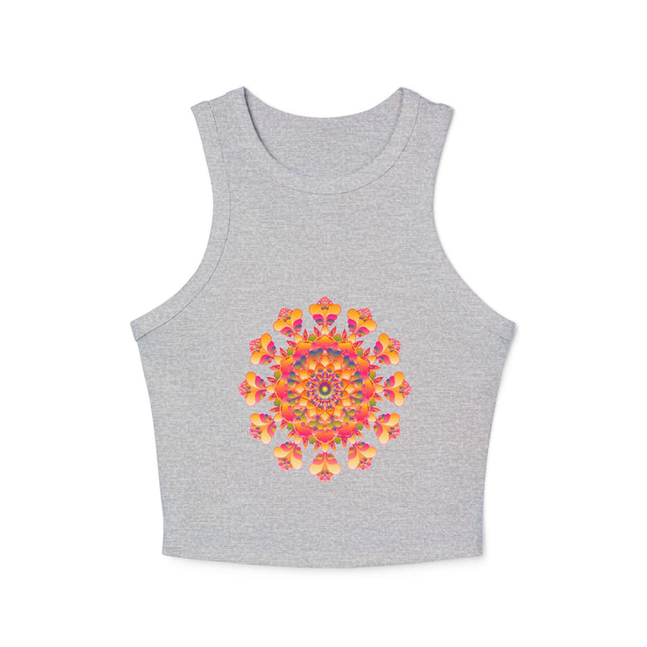 Bohemian Mandala Racerback Tank Top Tank Top - Blululi