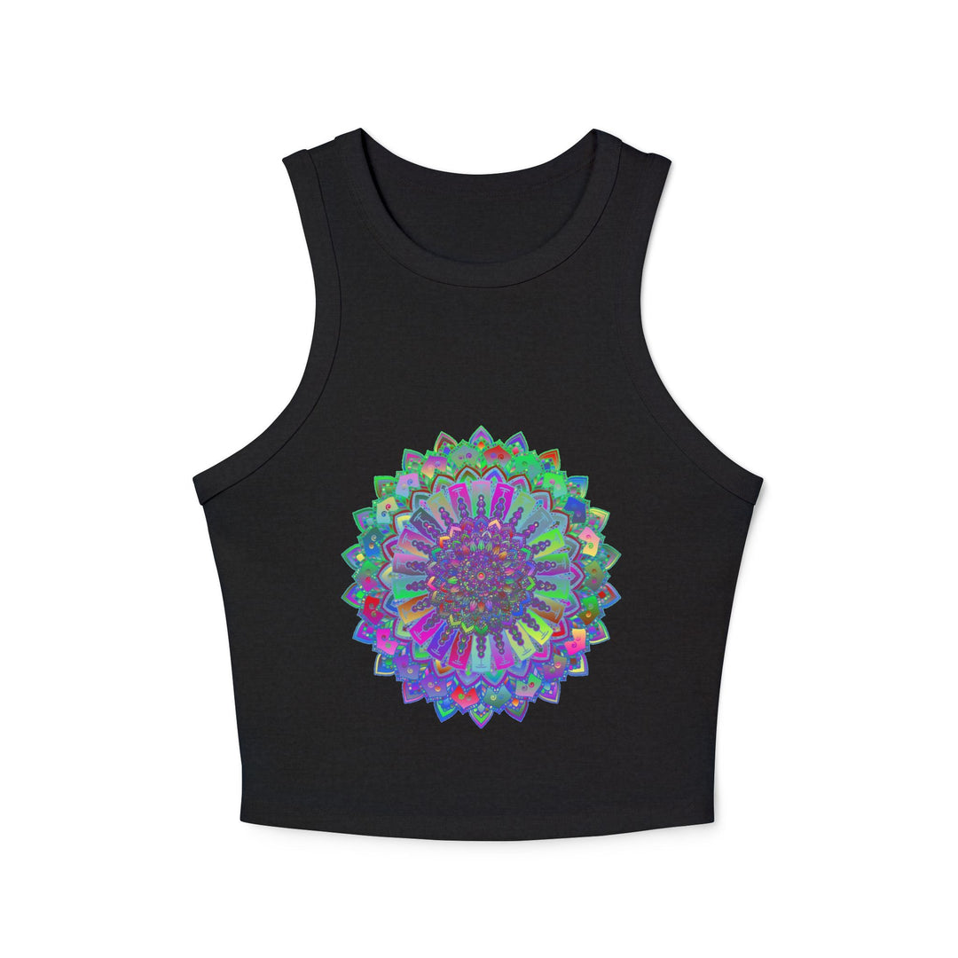 Bohemian Mandala Racerback Tank Top Tank Top - Blululi