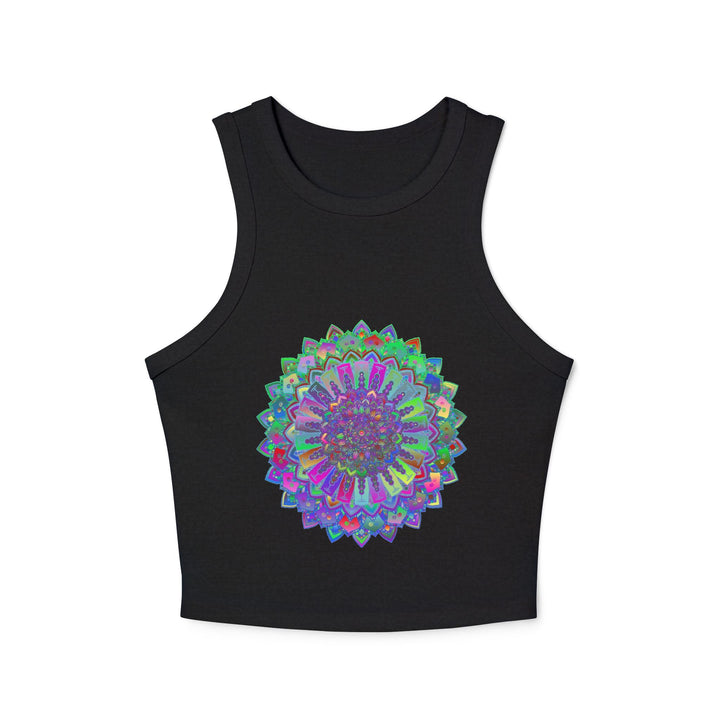 Bohemian Mandala Racerback Tank Top Tank Top - Blululi