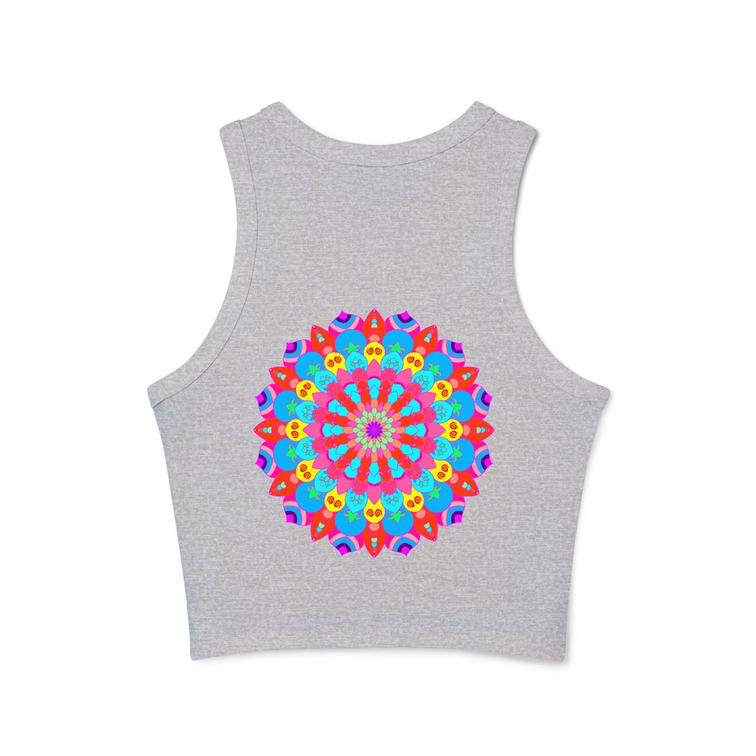 Bohemian Mandala Racerback Tank Top Tank Top - Blululi