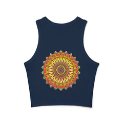Bohemian Mandala Racerback Tank Top Tank Top - Blululi