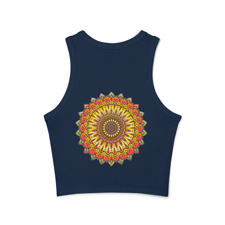 Bohemian Mandala Racerback Tank Top Tank Top - Blululi