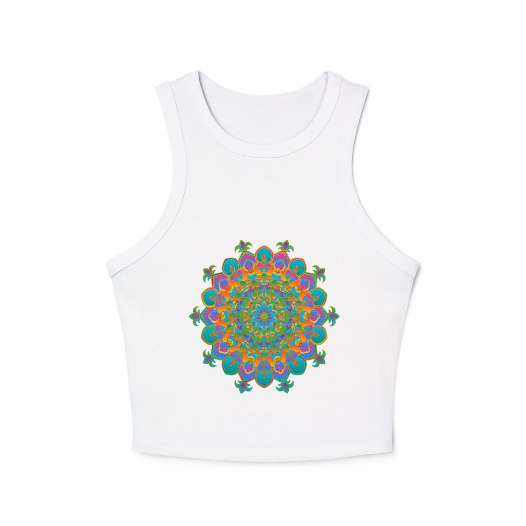 Bohemian Mandala Racerback Tank Top Tank Top - Blululi