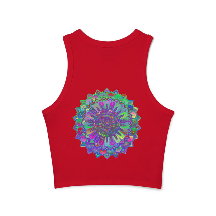 Bohemian Mandala Racerback Tank Top Tank Top - Blululi