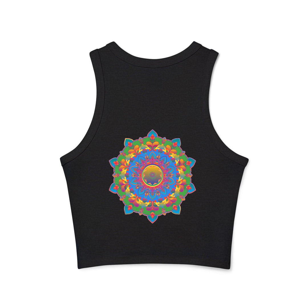 Bohemian Mandala Racerback Tank Top Tank Top - Blululi