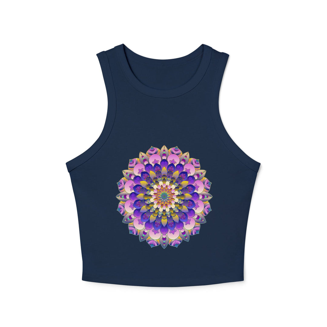 Bohemian Mandala Racerback Tank Top Tank Top - Blululi