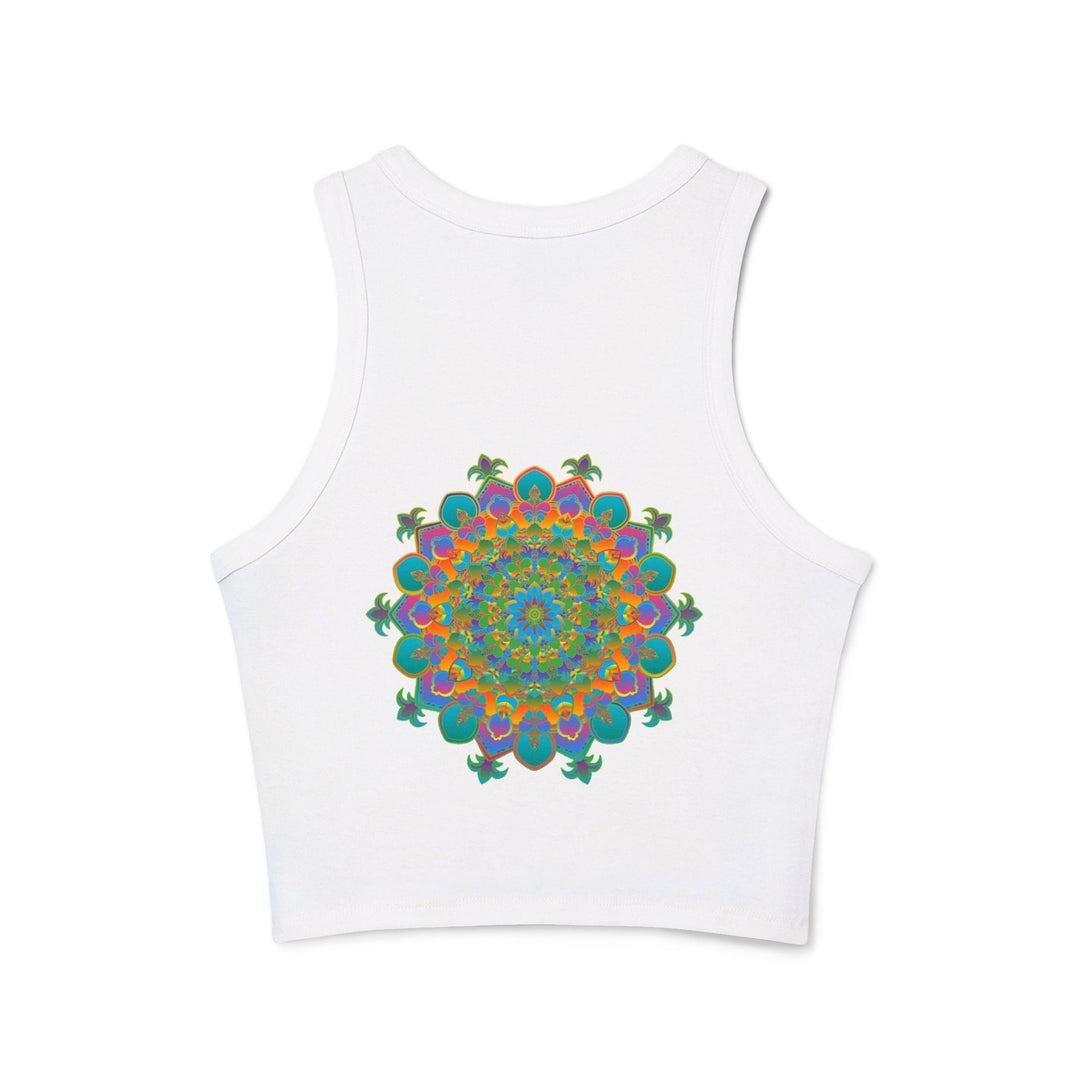 Bohemian Mandala Racerback Tank Top Tank Top - Blululi