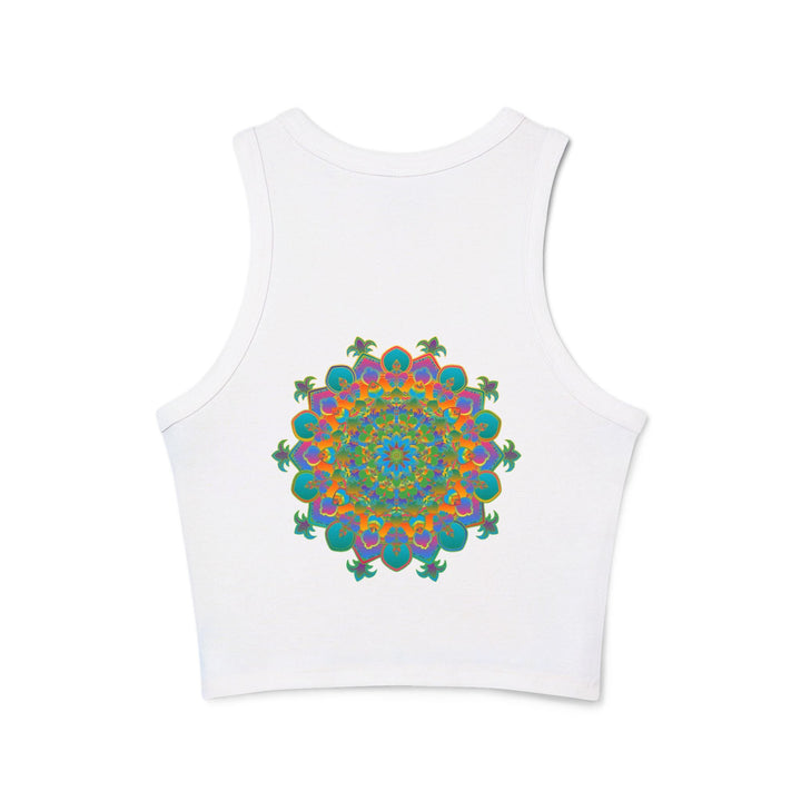 Bohemian Mandala Racerback Tank Top Tank Top - Blululi