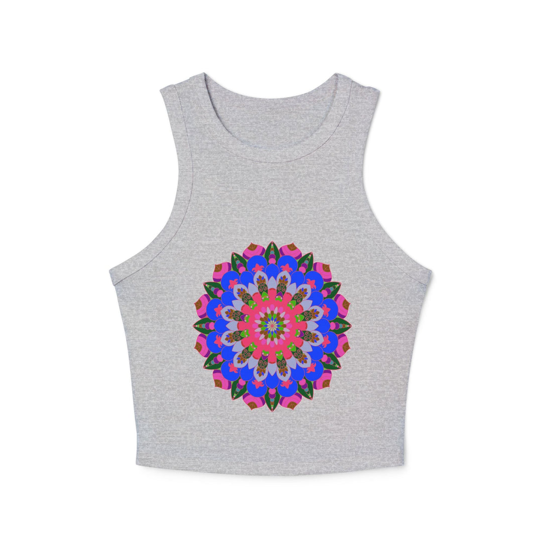 Bohemian Mandala Racerback Tank Top Tank Top - Blululi