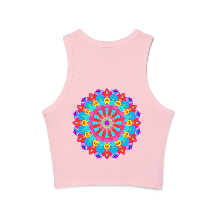 Bohemian Mandala Racerback Tank Top Tank Top - Blululi