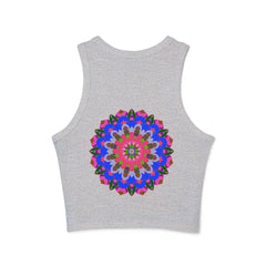 Bohemian Mandala Racerback Tank Top Tank Top - Blululi