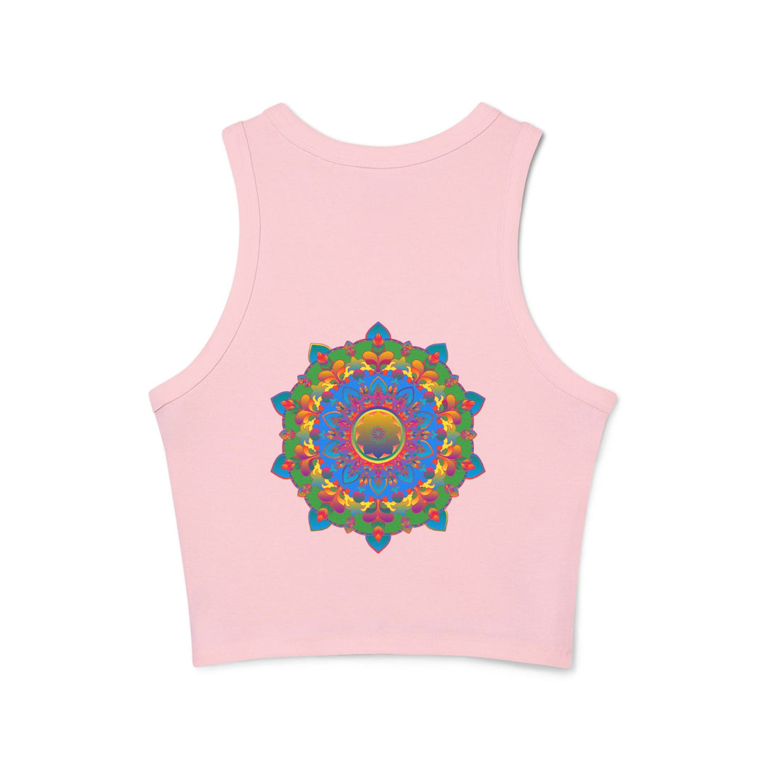 Bohemian Mandala Racerback Tank Top Tank Top - Blululi